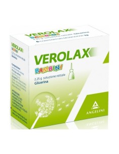 Verolax Bambini Soluzione Rettale 2,25 gr Glicerina 6 Clismi